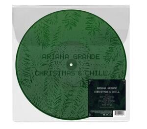 Ariana Grande Christmas And Chill Vinyl Green Picture Disc Etched LP New